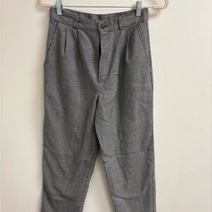 Men's Gray Houndstooth Dress Pants